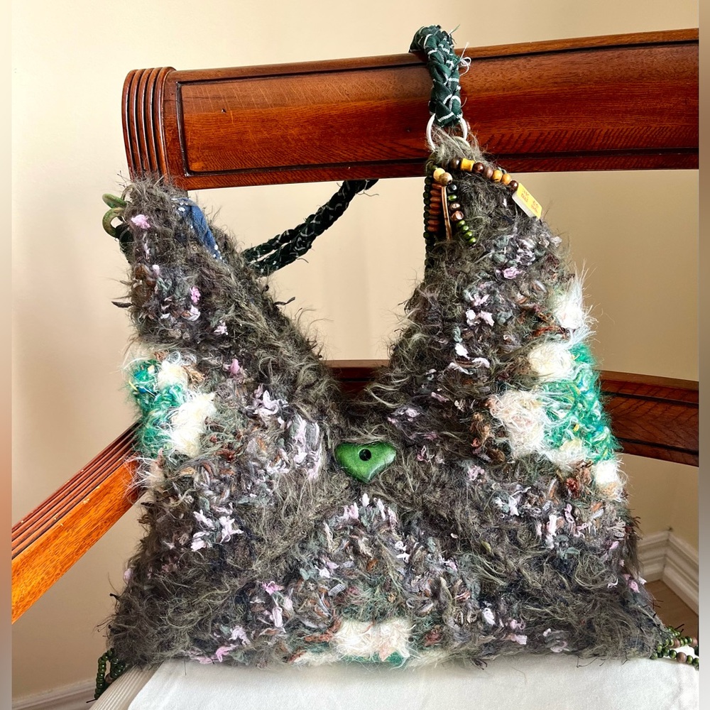 Handcrafted Multicolor Boho Bag - Picture 5 of 16